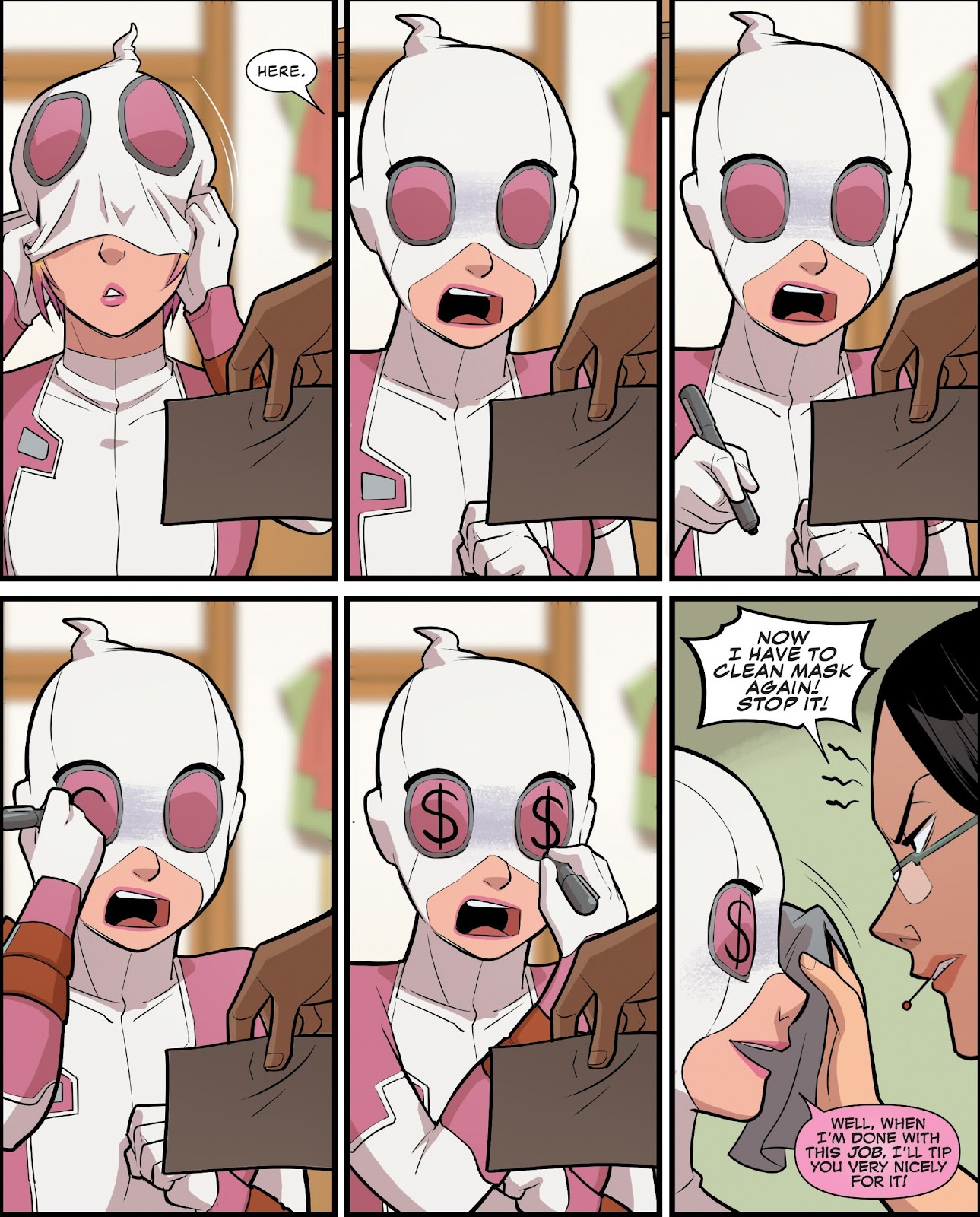 Gwenpool xxx final, sorry Absolutely not Gwenpool xxx